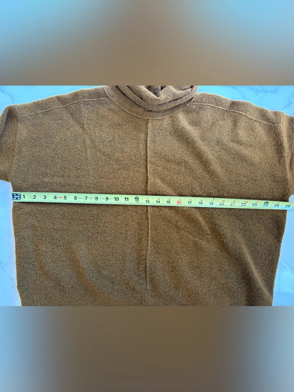 WOMEN’S Turtleneck Sweater in Brandy Brown